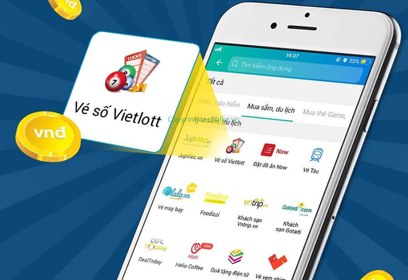Mua vietlott online qua Viettel Pay
